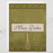 Classy Olive Green Dividers (Voorkant / Achterkant)