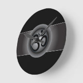 Classy Om Symbol Wall Clock Ronde Klok (Hoek)