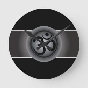 Classy Om Symbol Wall klok