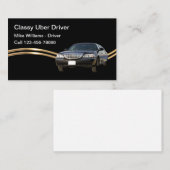 Classy onafhankelijke Uber Driver Visitekaartjes (Voorkant / Achterkant)