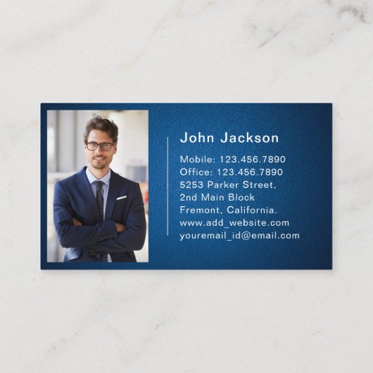 Classy onafhankelijke Uber Driver Visitekaartjes (Achterkant)