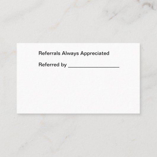 Classy onafhankelijke Uber Ride Driver Nieuw Visitekaartje (Achterkant)