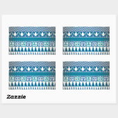 Classy ontwerp Aztec kunst Rechthoekige Sticker (Vel)