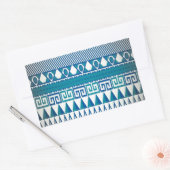 Classy ontwerp Aztec kunst Rechthoekige Sticker (Envelop)
