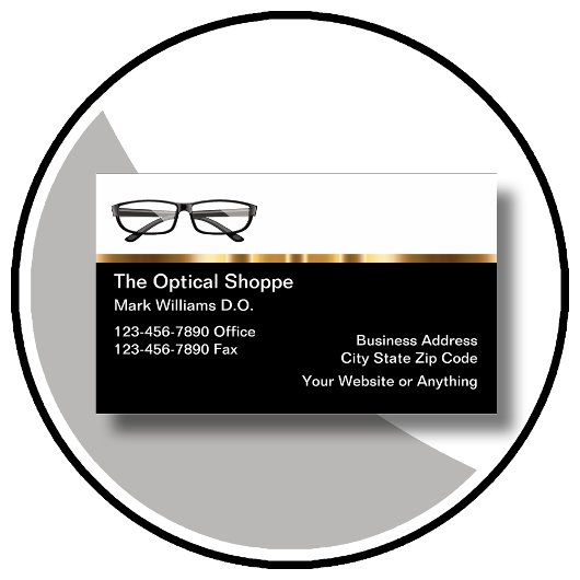 Classy Optical Optician Visitekaartjes