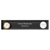 Classy Optometrist Kantoor Desk Nameplate Naambordje (Voorkant)