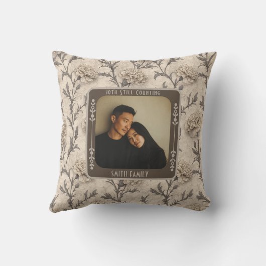 Classy Ouders Trouwen Jubileum Sierkussen (Achterkant)