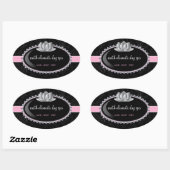 Classy Oval Spa Envelope Seal Ovale Sticker (Vel)
