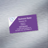 Classy Paars Butterfly Change counseling Service Magnetisch Visitekaartje (Voorbeeld)