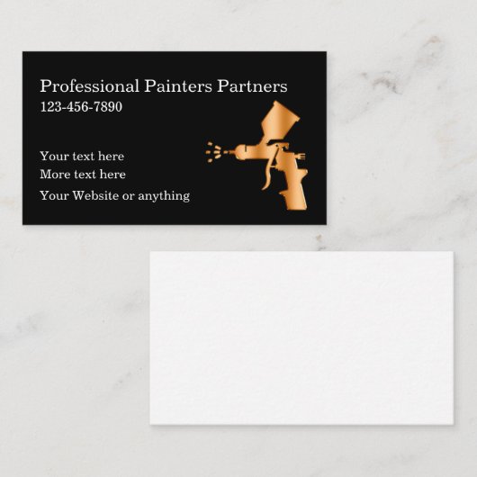 Classy Painter Services-Visitekaartjes Visitekaartje (Voorkant / Achterkant)