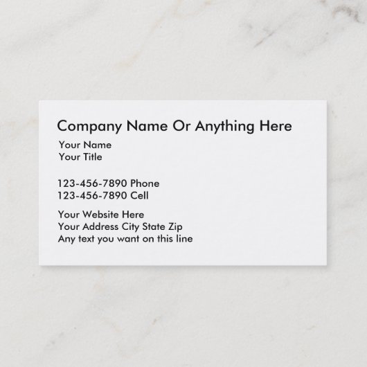 Classy Painter-Visitekaartjes Visitekaartje (Achterkant)