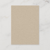 Classy  Paisley Dusky Blue Wedding Registry Informatiekaartje (Achterkant)