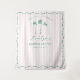 Classy Palm Springs Bachelorette Photo Backdrop Wandkleed