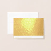 Classy Palm Tree Dank u Folie Kaarten (Met envelop)