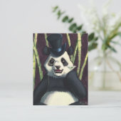 Classy Panda Briefkaart (Staand voorkant)