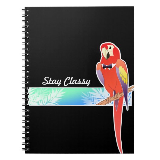 Classy Parrot Notitieboek (Voorkant)