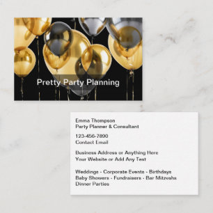Classy Party Planner Visitekaartjes