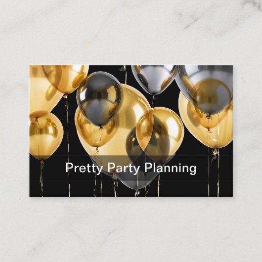 Classy Party Planner Visitekaartjes (Voorkant)