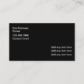 Classy Party Planning Service Ballonnen Thema Visitekaartje (Achterkant)