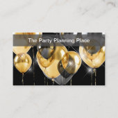 Classy Party Planning Service Ballonnen Thema Visitekaartje (Voorkant)