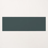 Classy Pastel Groene Kleur Ontwerp Aangepaste Naam Yogamat (Achterkant (horizontaal))