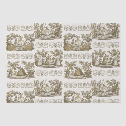 Classy Pastorale Dans Beige Tissuepapier (Voorkant)