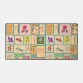 Classy patroon Retro design Postzegels en tickets Bureaumat (Voorkant)