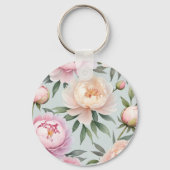 Classy Peony Sleutelhanger (Achterkant)