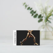 Classy Personal Fitness Coach Thema Visitekaartje (Staand voorkant)
