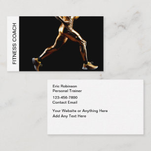 Classy Personal Fitness Coach Thema Visitekaartje