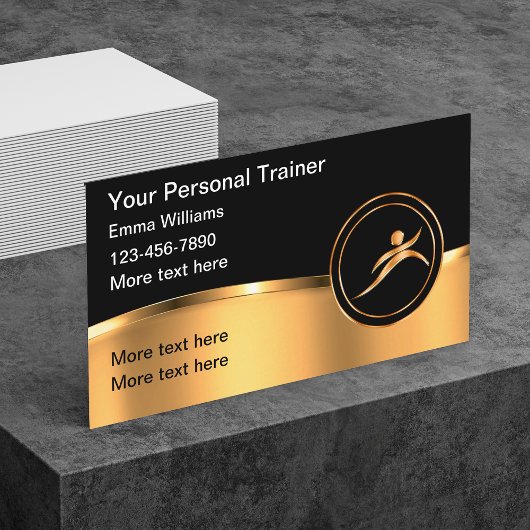 Classy Personal Fitness Trainer Visitekaartje