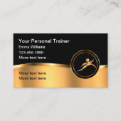 Classy Personal Fitness Trainer Visitekaartje (Voorkant)