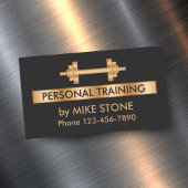 Classy Personal Trainer Magnetisch Visitekaartje