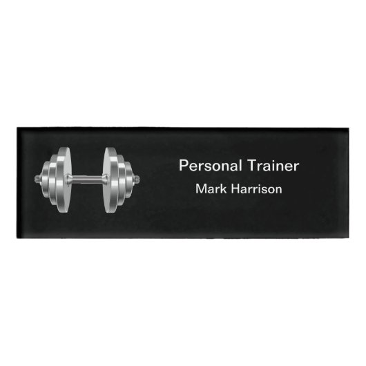 Classy Personal Trainer Naambadge (Voorkant)