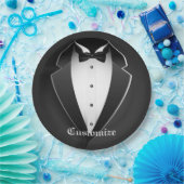 Classy Personalized Tuxedo Papieren Bordje (Feest)
