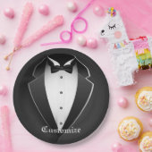 Classy Personalized Tuxedo Papieren Bordje (Feest)
