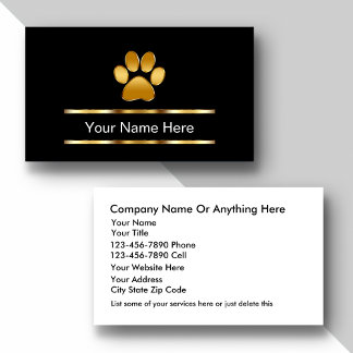 Classy Pet Care Visitekaartjes