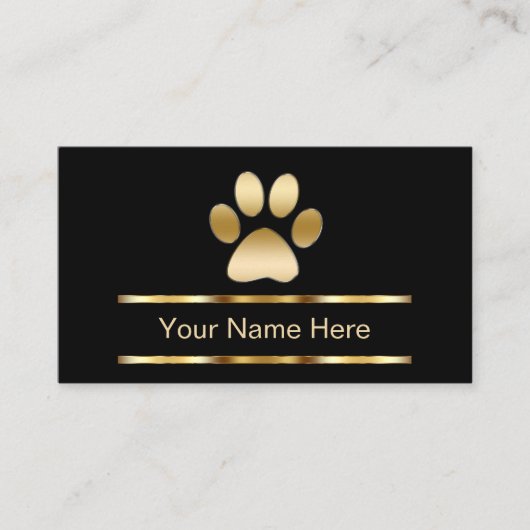 Classy Pet Care Visitekaartjes (Voorkant)
