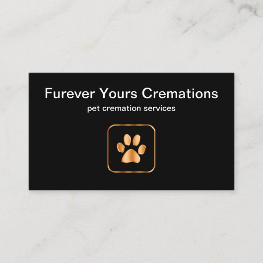 Classy Pet Cremation Services-Visitekaartjes Visitekaartje (Voorkant)