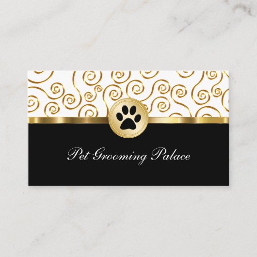 Classy Pet Groomer Visitekaartjes (Voorkant)