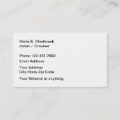 Classy Pet Grooming Salon Visitekaartjes Nieuw (Achterkant)