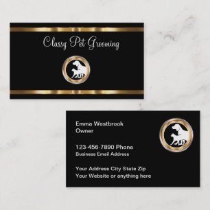 Classy Pet Grooming Service Visitekaartje