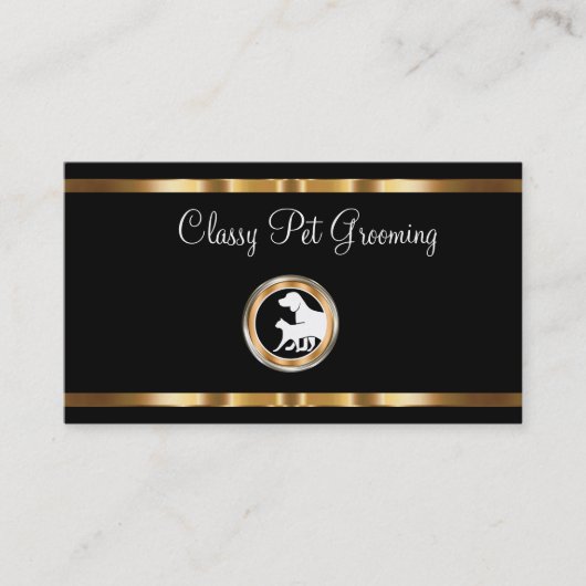 Classy Pet Grooming Service Visitekaartje (Voorkant)