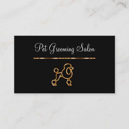 Classy Pet Grooming Visitekaartjes (Voorkant)