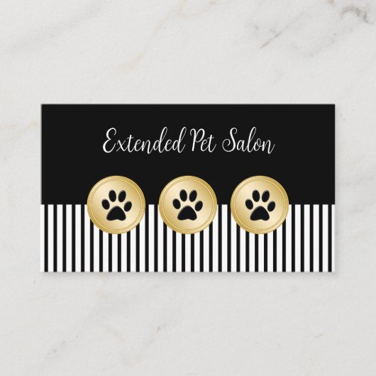 Classy Pet Salon Visitekaartjes (Voorkant)