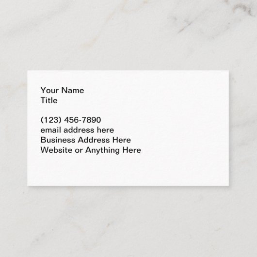 Classy Pet Service Gold Black White Visitekaartje (Achterkant)