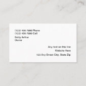 Classy Pet Service-Visitekaartjes Visitekaartje (Achterkant)