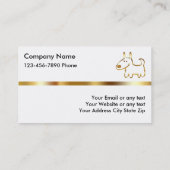 Classy Pet Service-Visitekaartjes Visitekaartje (Achterkant)