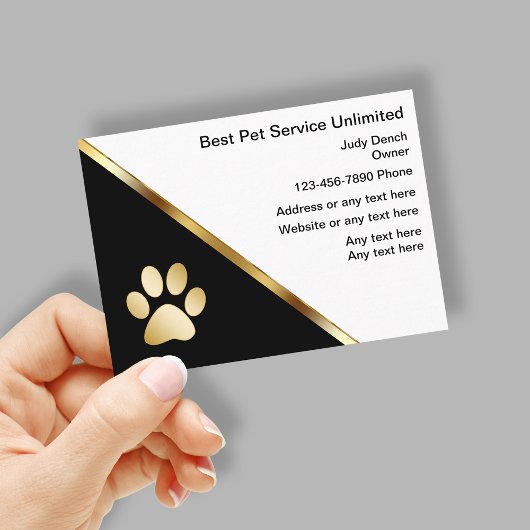 Classy Pet Service-Visitekaartjes Visitekaartje