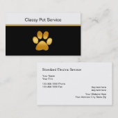 Classy Pet Service-Visitekaartjes Visitekaartje (Voorkant / Achterkant)